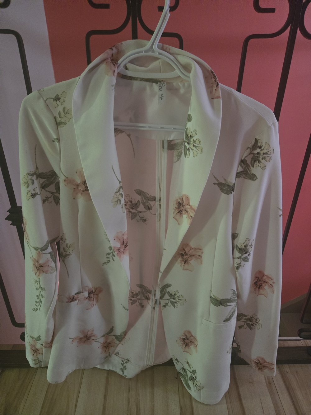 Floral Open-Front Blazer (Small)